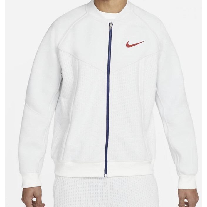 Nike Usa Sportswear Tech Pack Jacket Sz S Small White Red $300 Men's Cw0300 100
